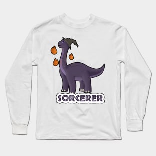 Dungeons and Dinos RPG - SORCERER Long Sleeve T-Shirt